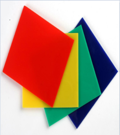 Литой листовой цветной акрил  марки Loriglas в наличии на наших складах!