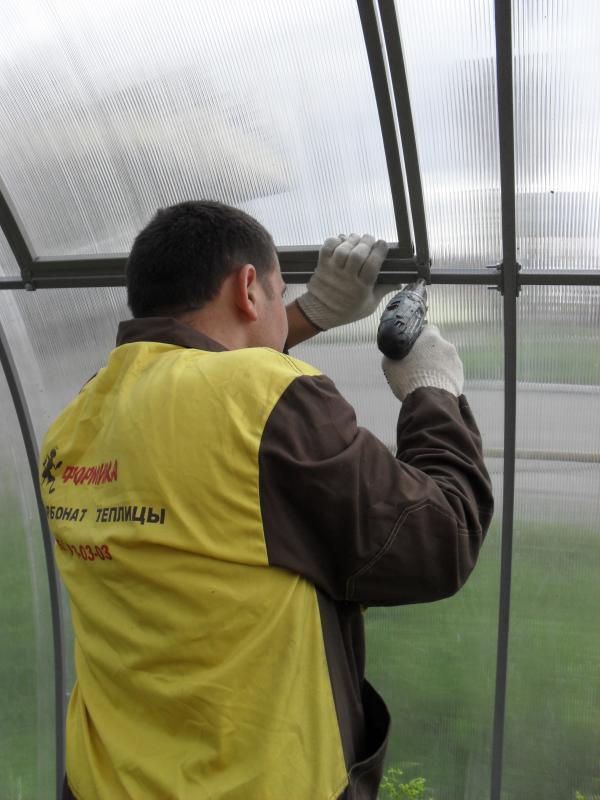 Рекомендации по установке теплиц и эксплуатации