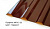 Профилированный поликарбонат ТЕРРАКОТ прозрачный 1,3 мм 1,15х6 м трапеция МП-20 защита 1UV Novattro - интернет-магазин «Формика» 