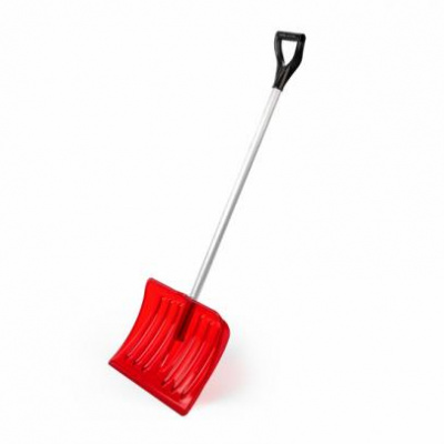 Лопата снеговая из поликарбоната 375х375мм "Классика" (с черенком) (уп.3) 