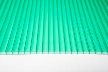 Сотовый поликарбонат 8 мм зеленый EuroTek 2,1х6 м (12,6 кв.м) 0,9 - интернет-магазин «Формика» 