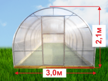 Теплица Двойные дуги 3х4х2,1м комплектация Комфорт - интернет-магазин «Формика» 